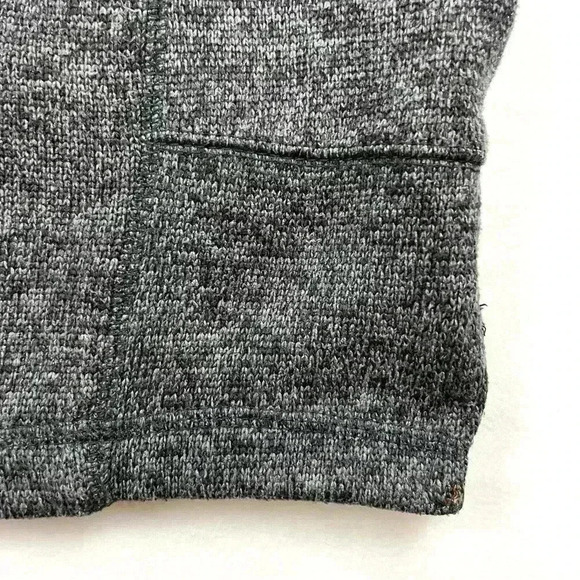 WOOLRICH Mens Drifter Fleece 1/4 Snap Pullover Grey Sweater Fleece Size XL - Picture 6 of 13